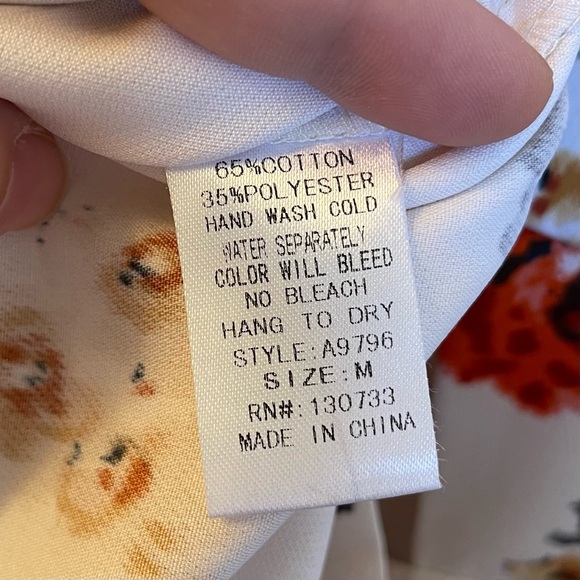 UMGEE USA Women’s Floral Summer Mini Dress Like New - Picture 7 of 9